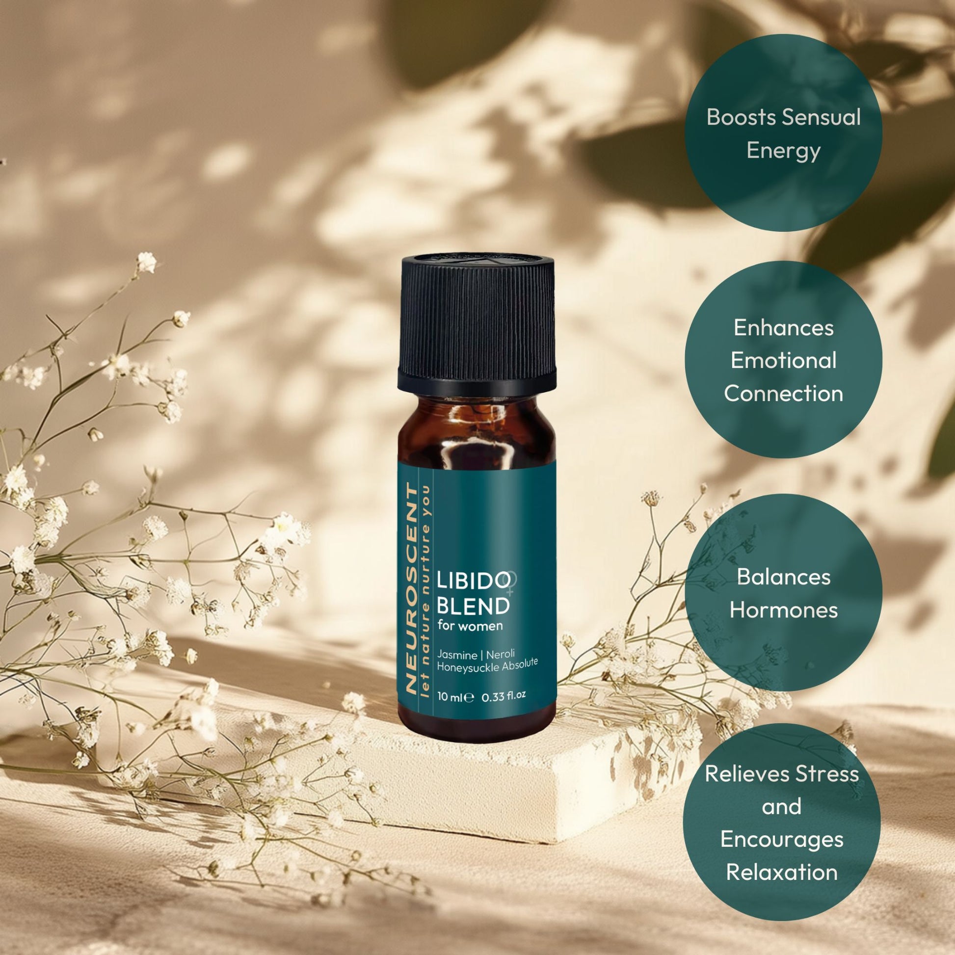 Libido Essential Oil Blend for Women 10ml - NeuroScent