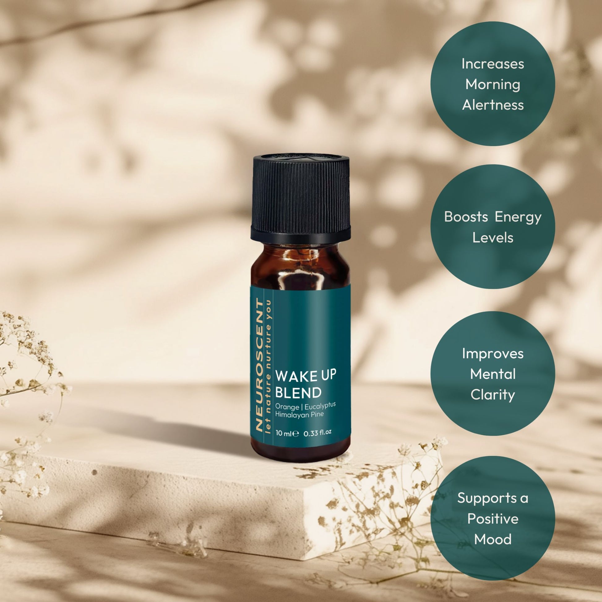 Wake Up Essential Oil Blend 10ml - NeuroScent
