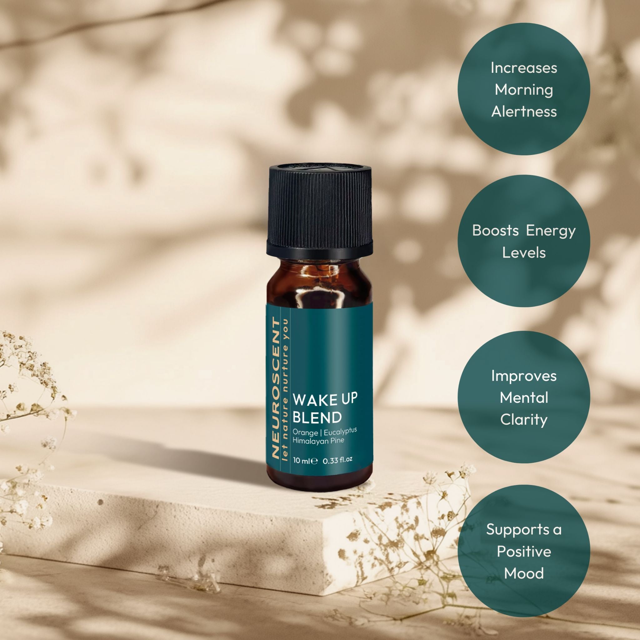 Wake Up Essential Oil Blend 10ml - NeuroScent